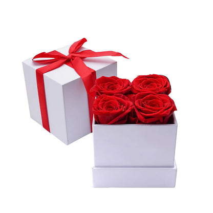 Valentines Day Gift Immortal Infinity Eternal Forever Stabilized Preserved Roses Box