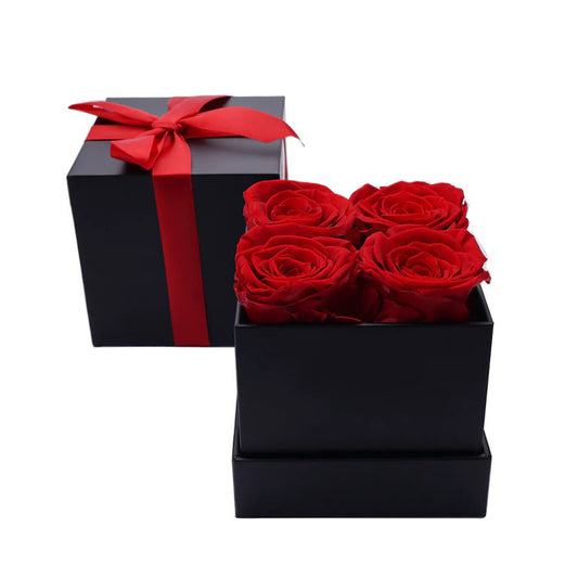 Valentines Day Gift Immortal Infinity Eternal Forever Stabilized Preserved Roses Box