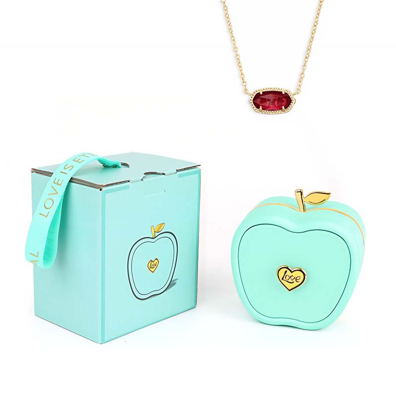 2025 New Apple Drawer jewelry box Pop necklace for the younger generation Christmas New Year gift